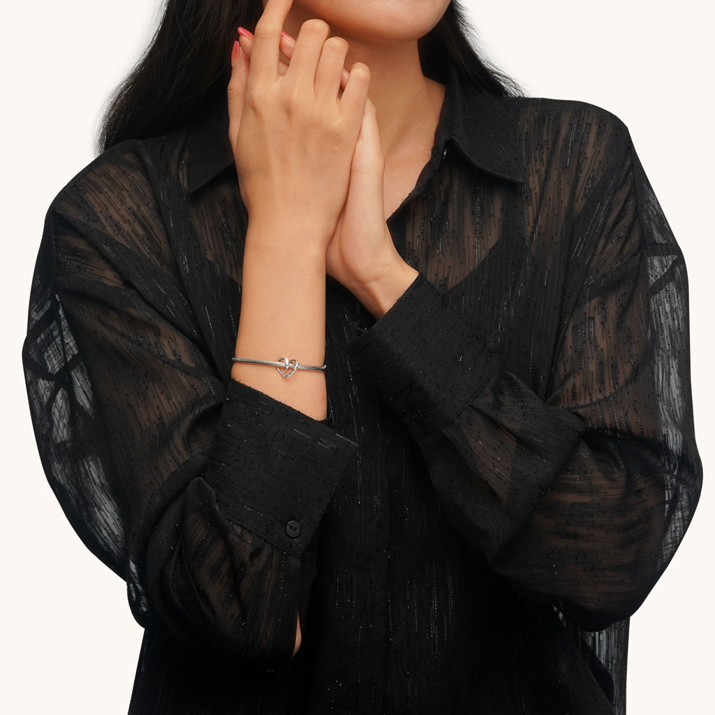 纏繞心形珠飾 image number 2