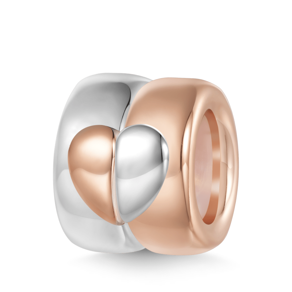 可雕刻心形固定珠 image number 0