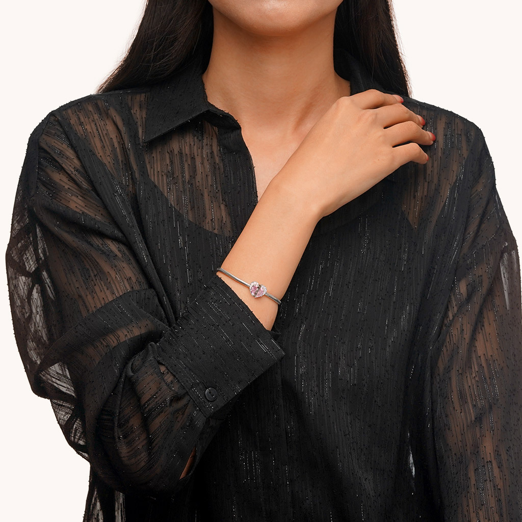 粉紅姊妹心形珠飾 image number 3