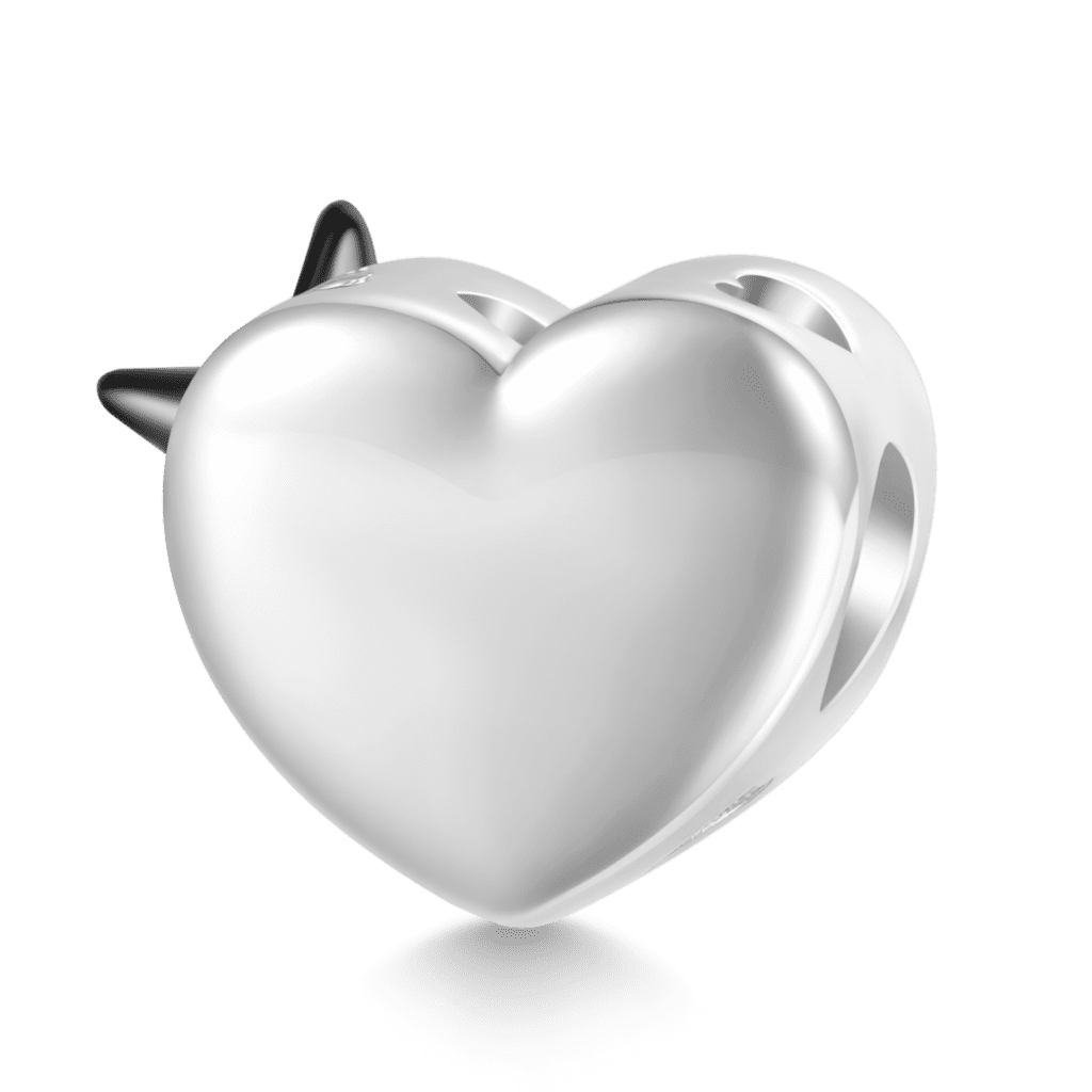 心形蝴蝶珠飾 image number 2