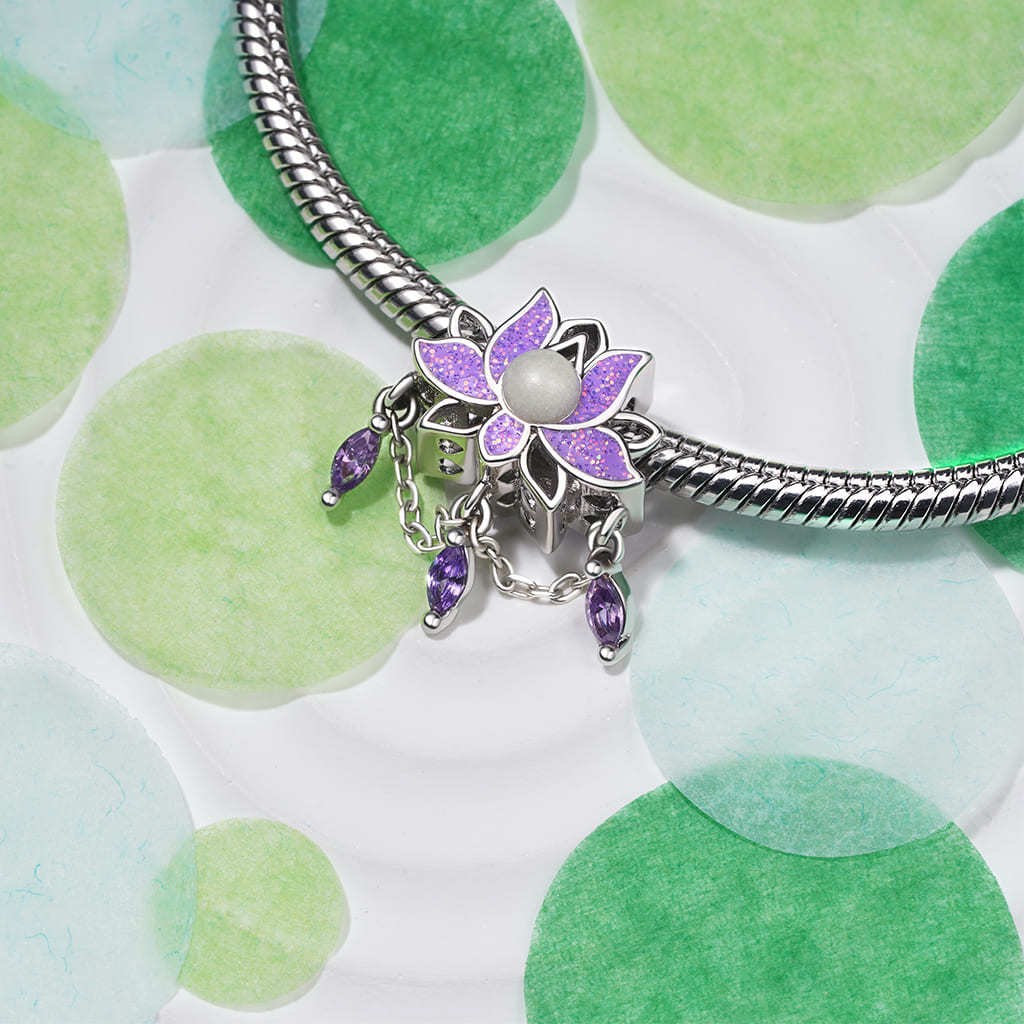 蓮花夜光珠飾 image number 3