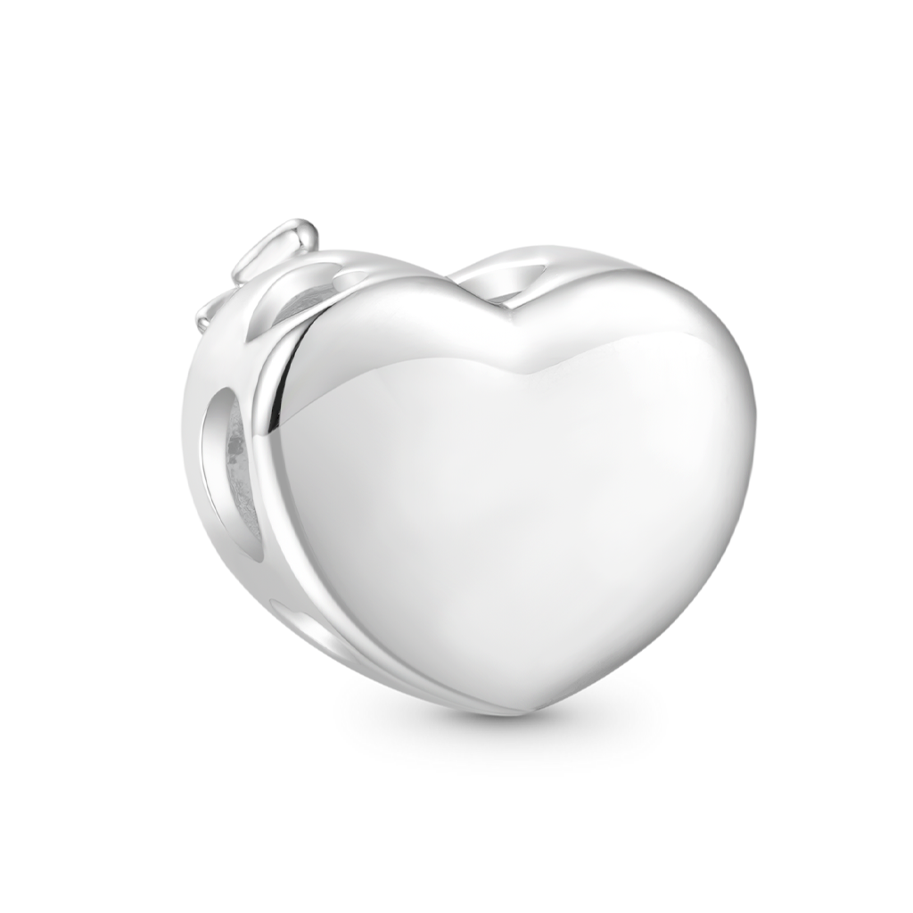 水波紋愛心珠飾 image number 1