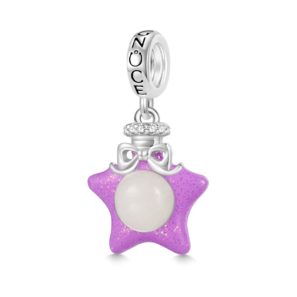 幸運許願瓶星星吊墜 image number 1