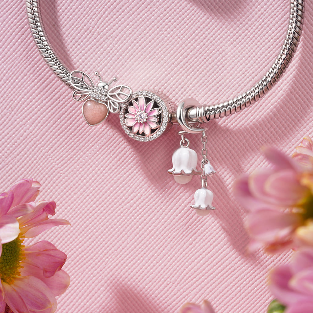 綻放的鈴蘭花珠飾 image number 3