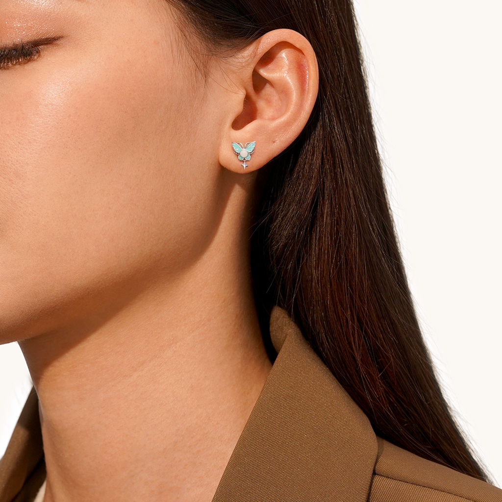 蝴蝶耳環 image number 4