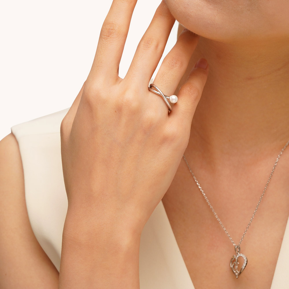 環繞珍珠戒指 image number 3