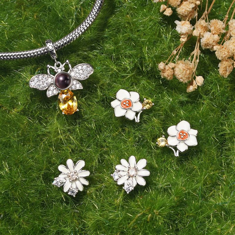 水仙花耳環 image number 2