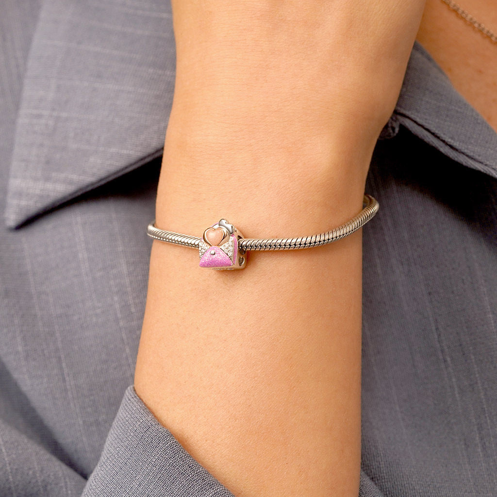 粉紅信封珠飾 image number 5