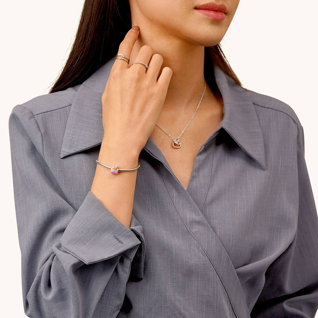 粉紅信封珠飾 image number 4