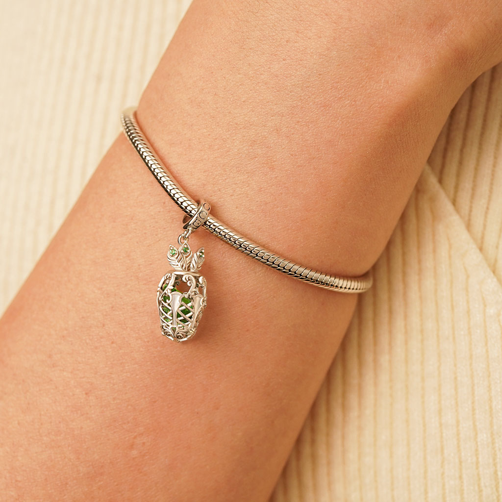 孔雀尾巴吊墜 image number 5