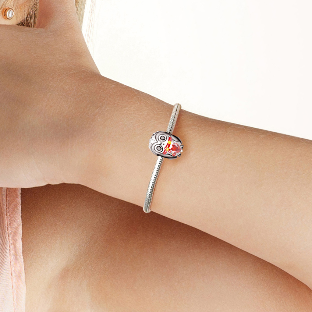 聰明貓頭鷹珠飾 image number 4