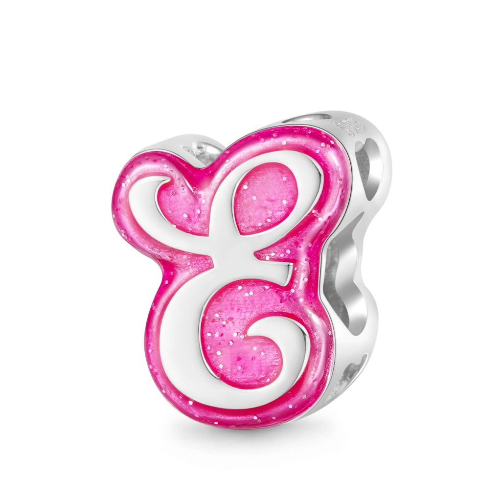 芭比粉紅字母珠飾 image number 0