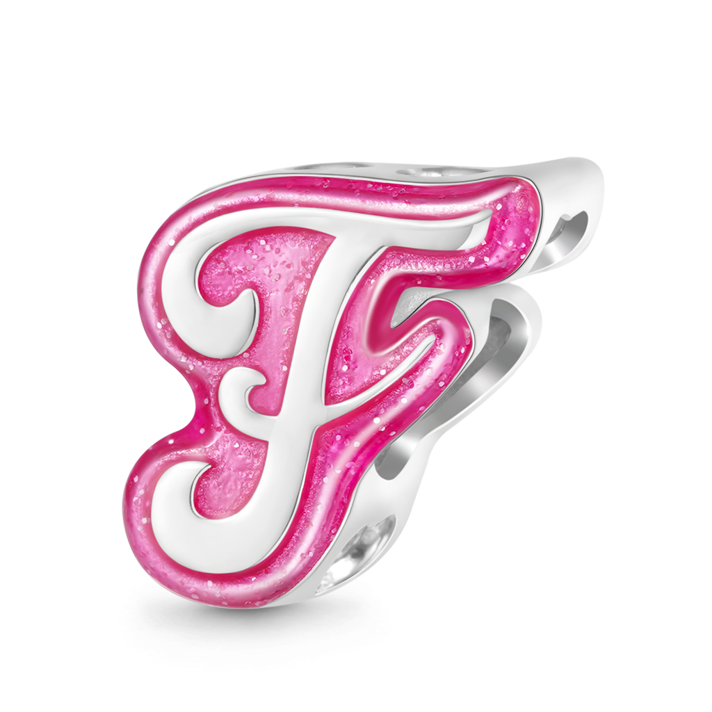 芭比粉紅字母珠飾 image number 0