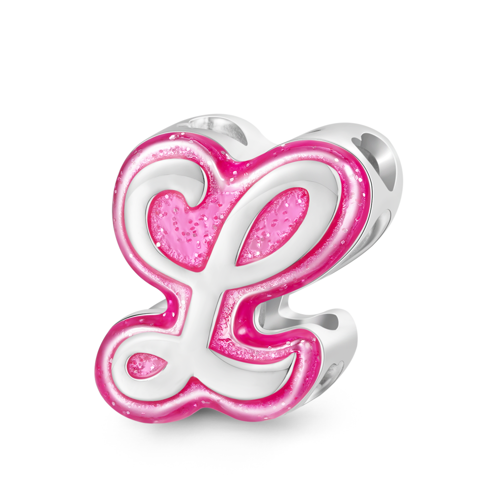 芭比粉紅字母珠飾 image number 0