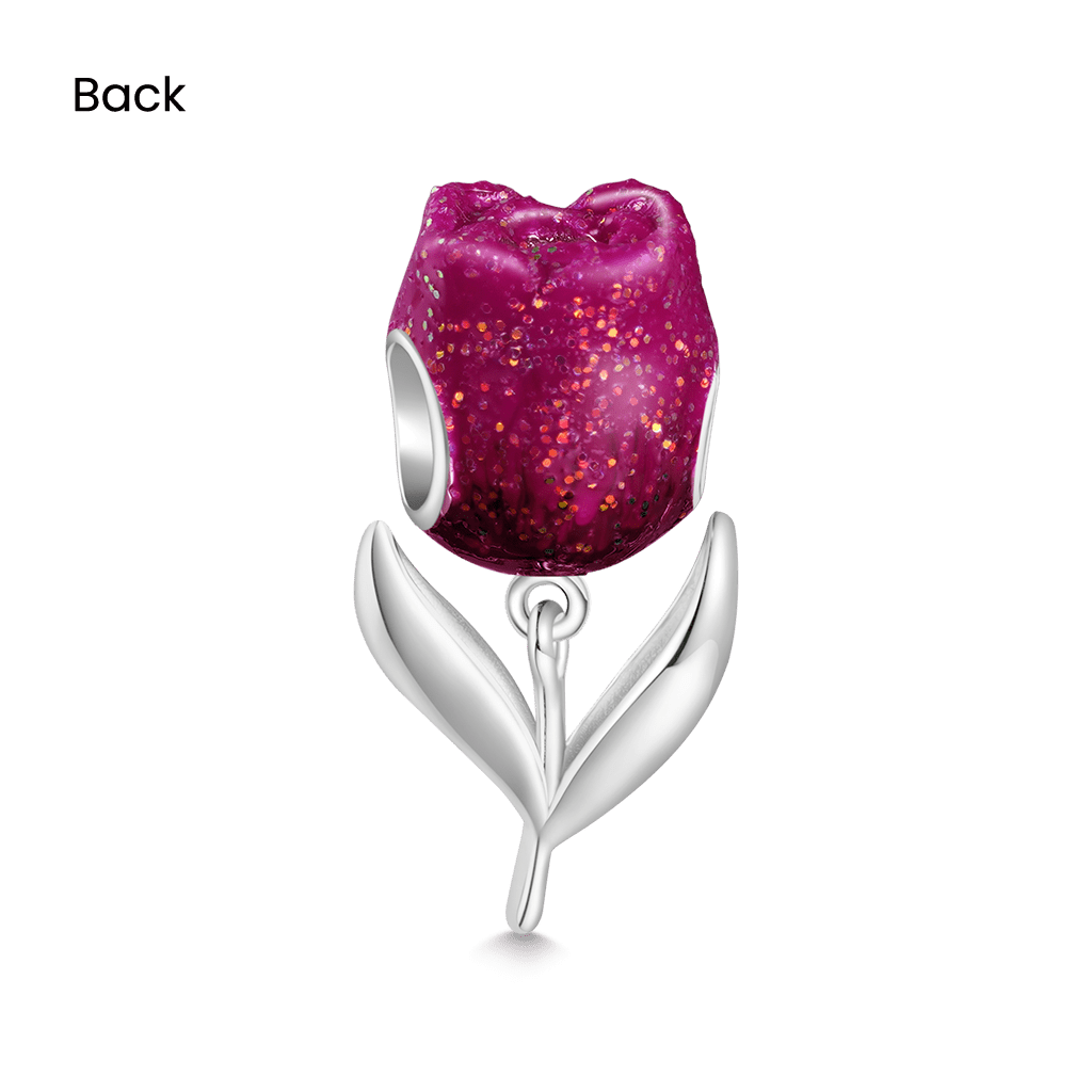 黑色鬱金香珠飾 image number 1