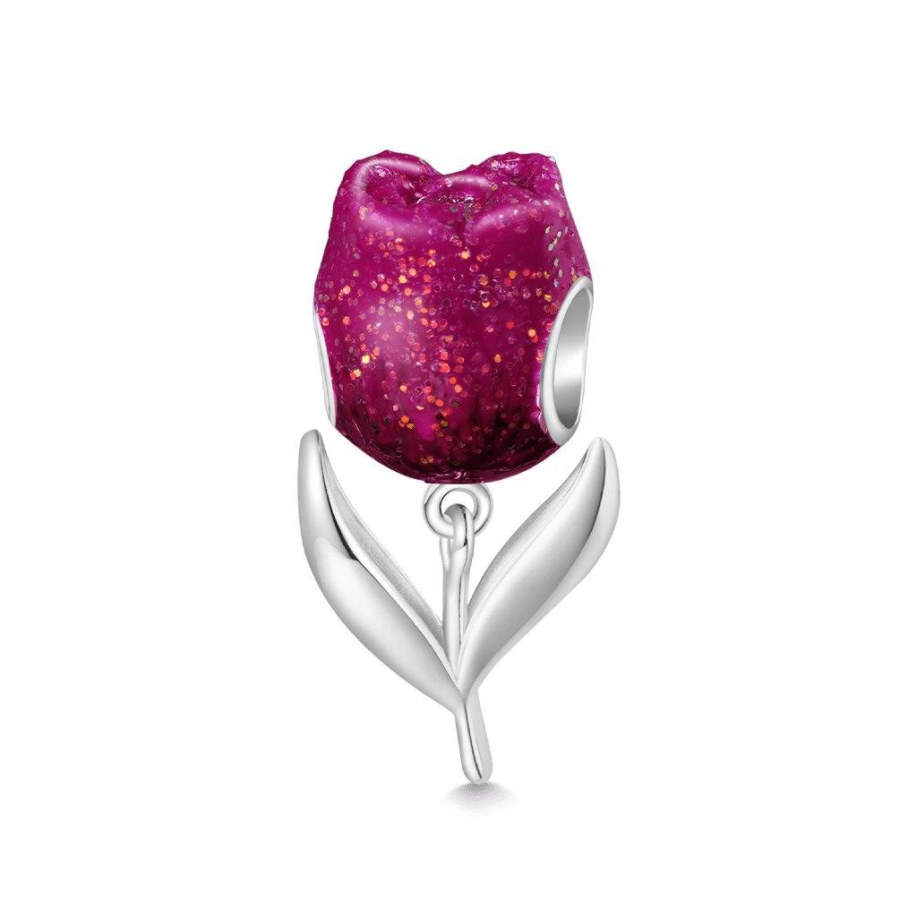 黑色鬱金香珠飾 image number 0