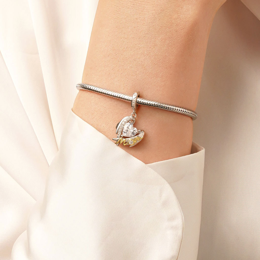 母親節愛之翼吊墜 image number 5