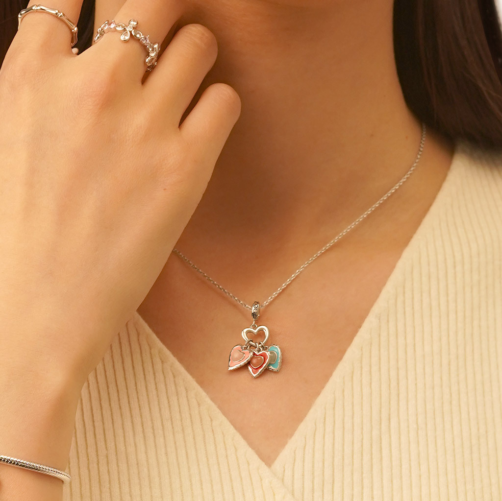 可雕刻心形吊墜 image number 6