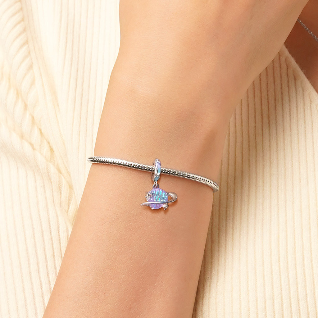 彩色貝殼星球吊墜 image number 6