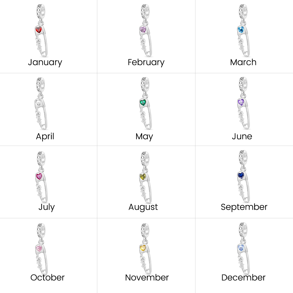 可雕刻生日石吊墜 image number 7