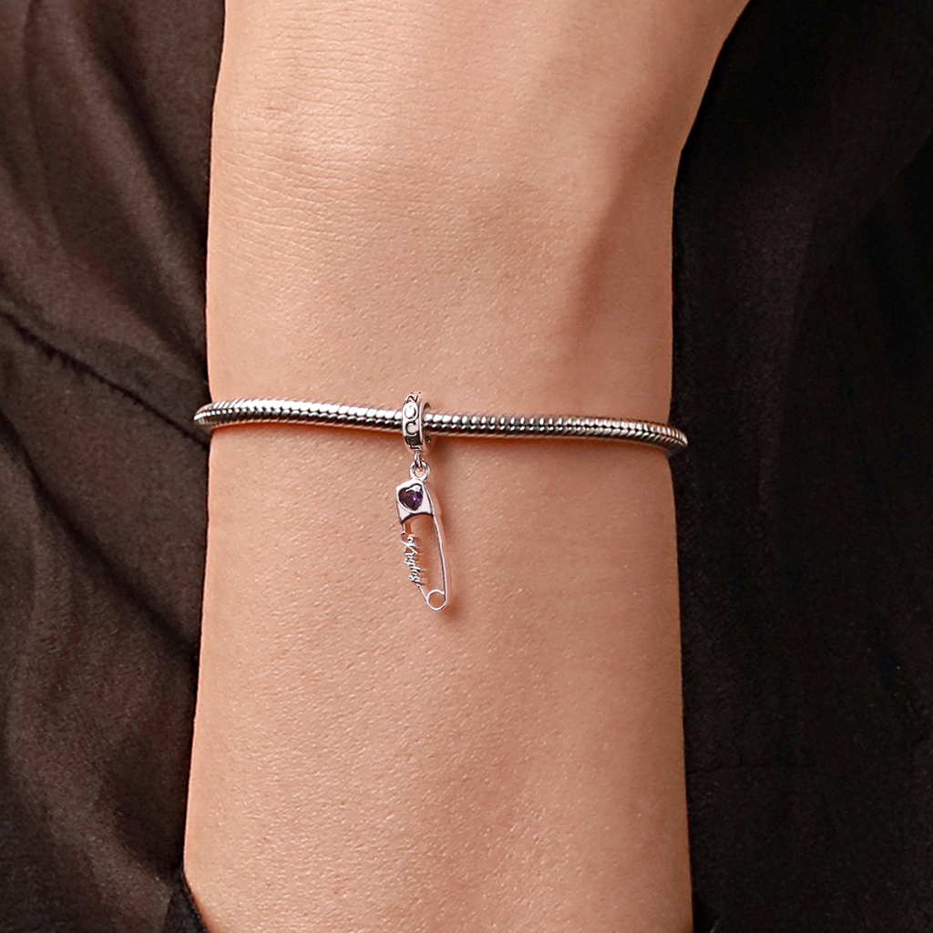 可雕刻生日石吊墜 image number 6