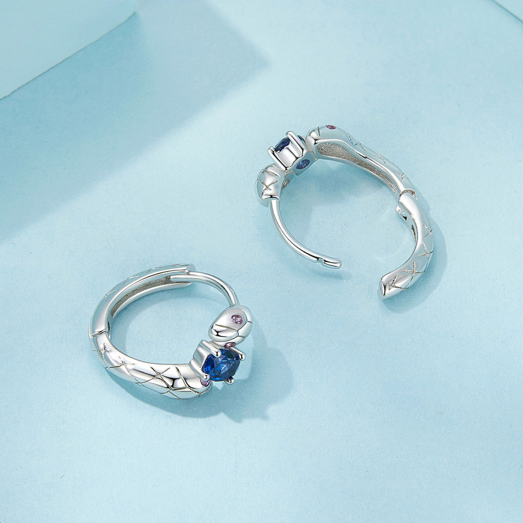 蛇形耳環 image number 1