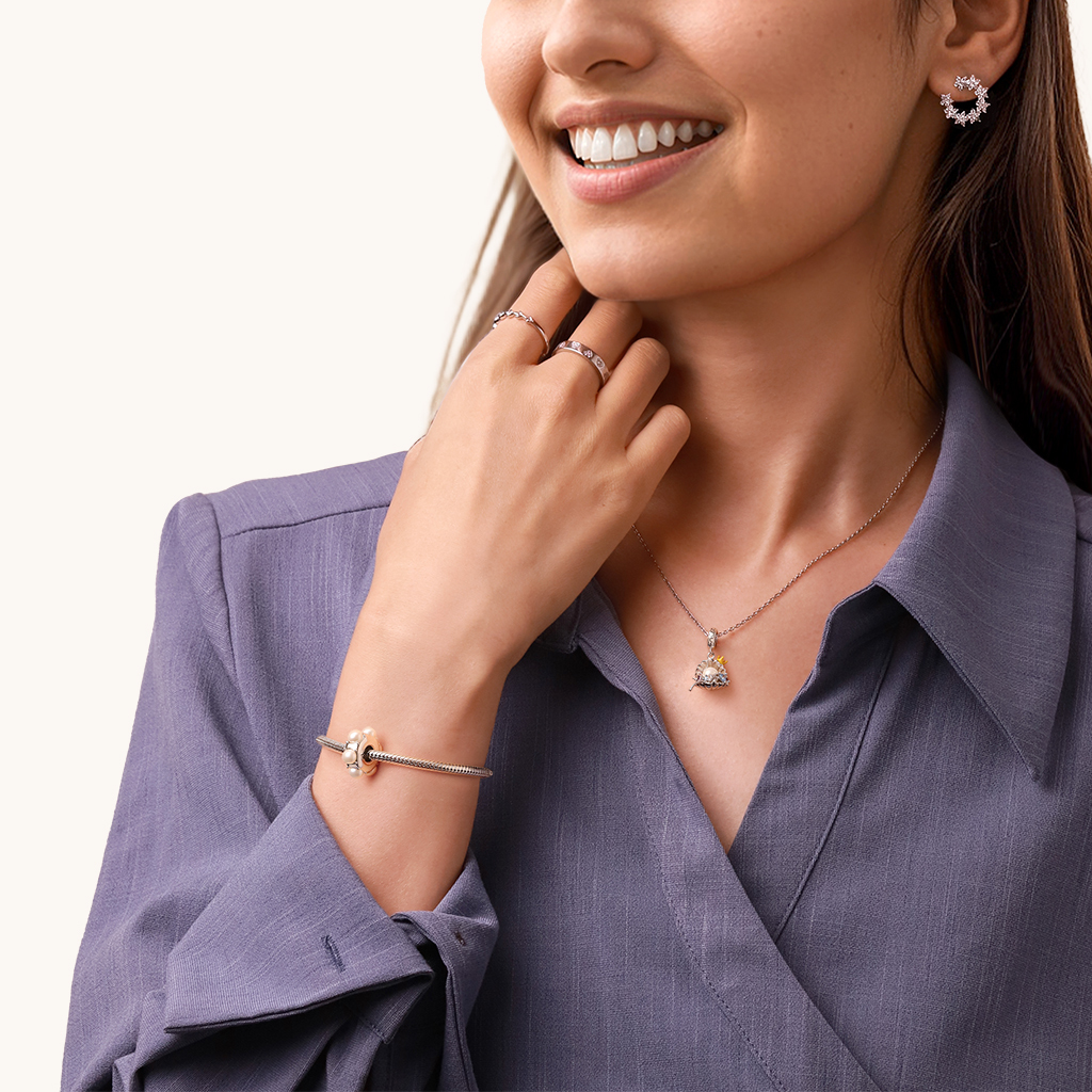 半圓頂珍珠固定珠 image number 3