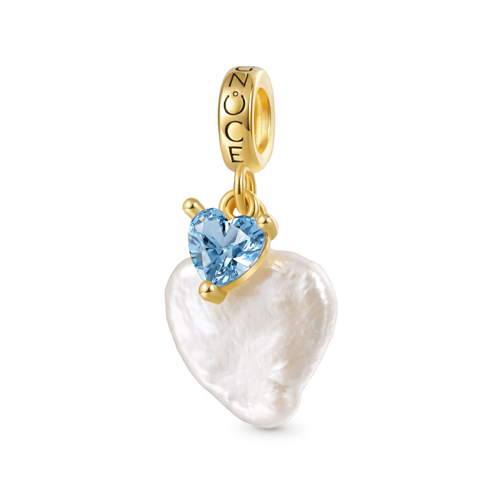 不規則珍珠生日石吊墜 image number 1