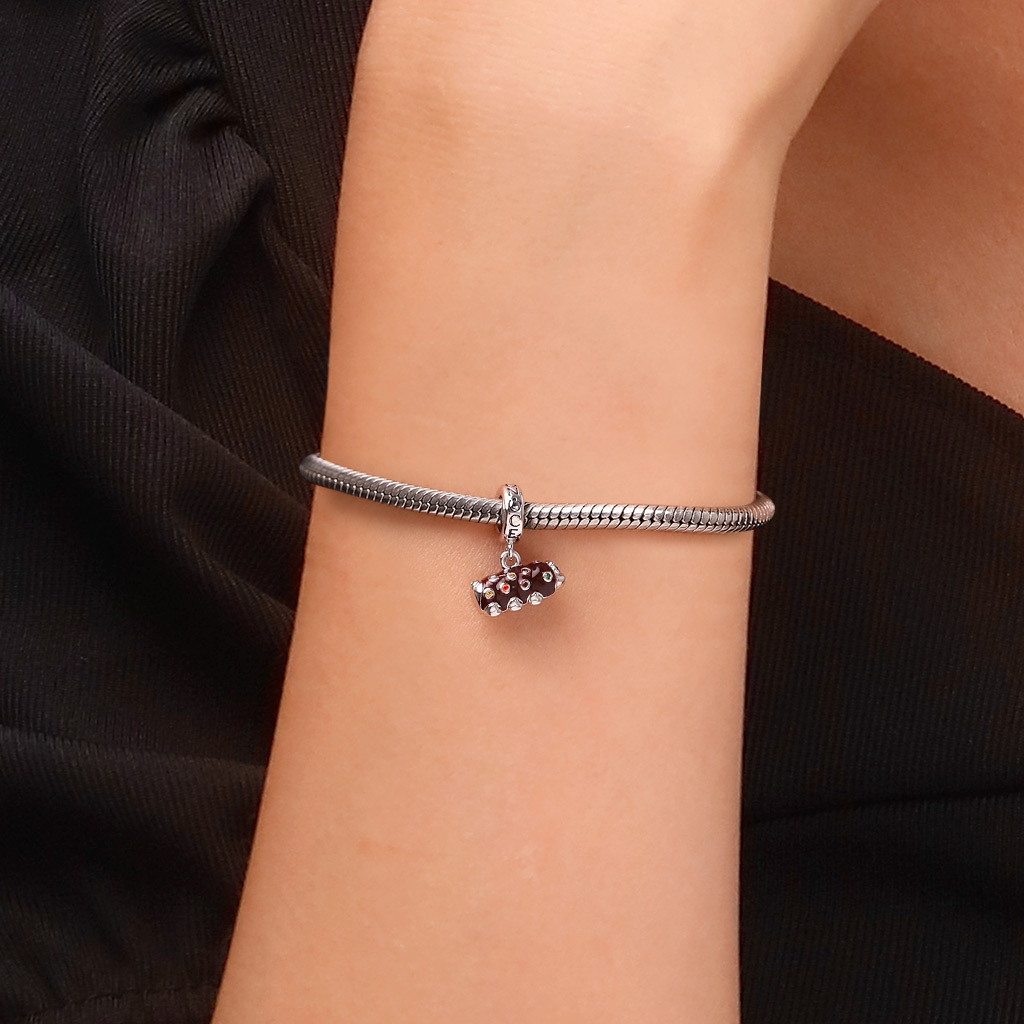 毛毛蟲瑞士捲吊墜 image number 5