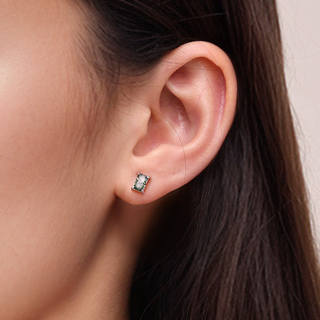 綠苔蘚耳環 image number 4