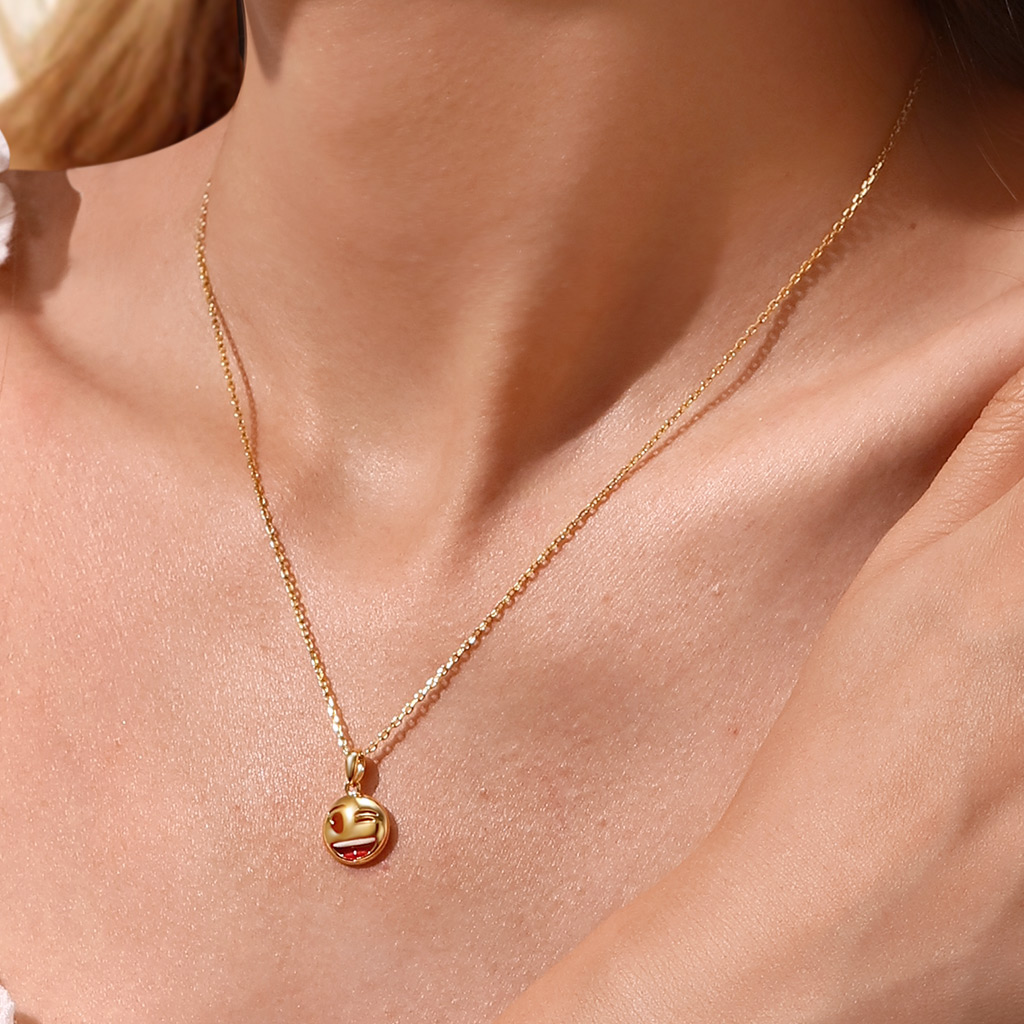 emoji大眼笑臉珠飾 image number 5