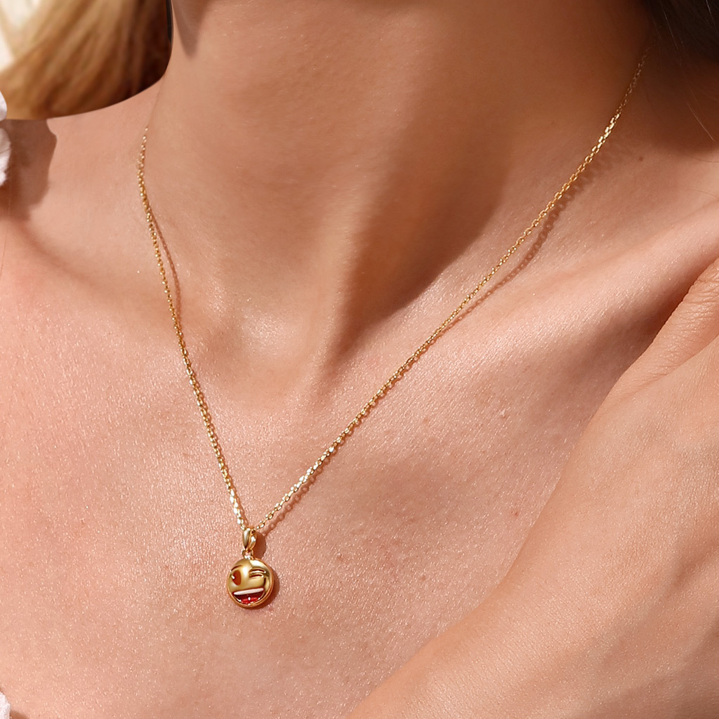 emoji大眼笑臉珠飾 image number 5