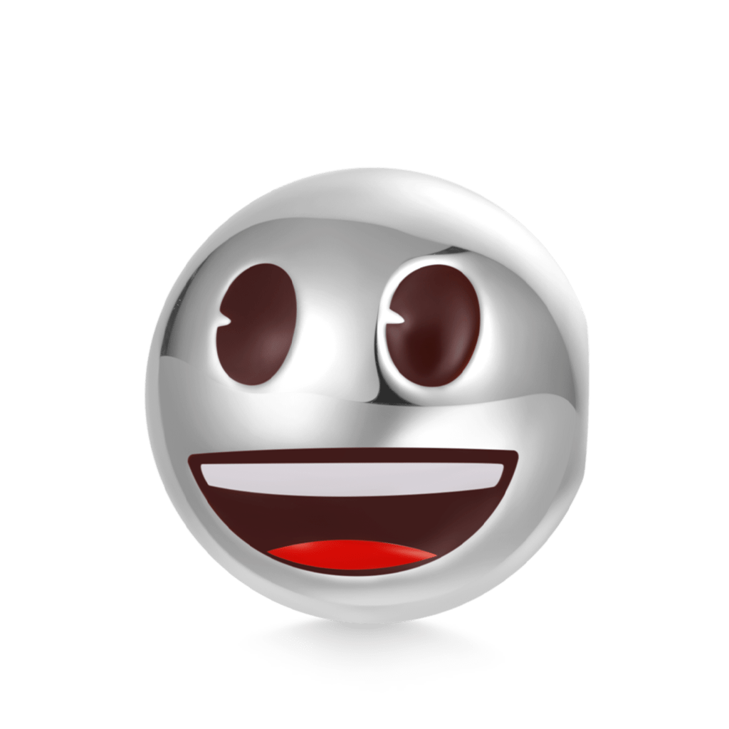 emoji大眼笑臉珠飾 image number 1