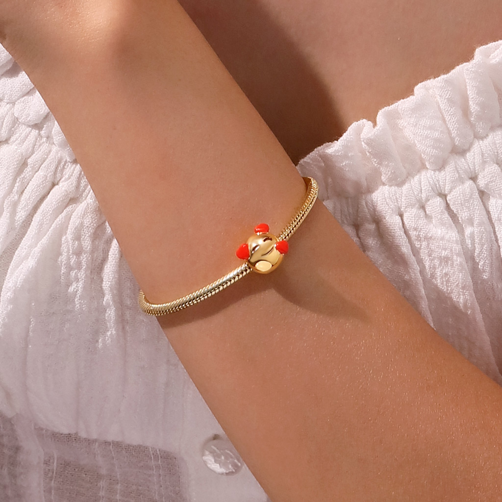 emoji笑臉帶愛心珠飾 image number 4