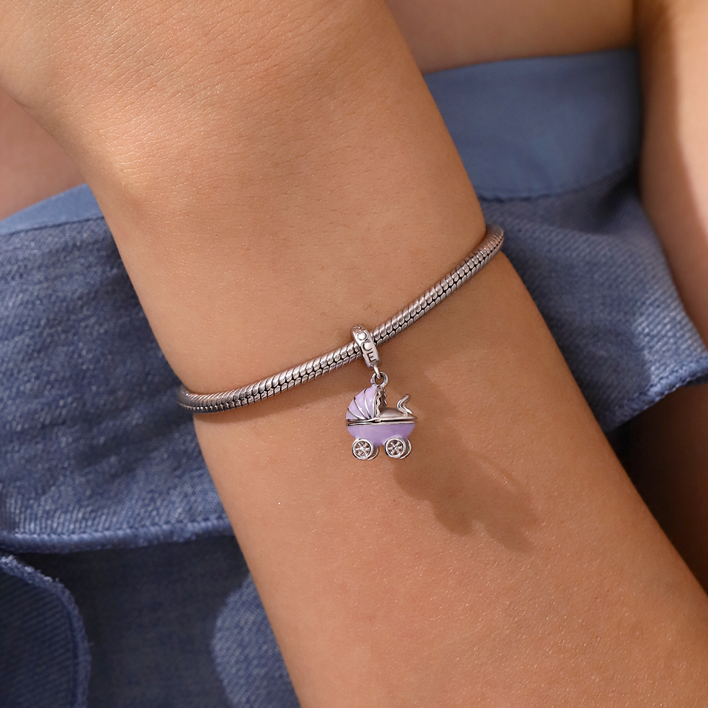 可打開的嬰兒車吊墜 image number 6