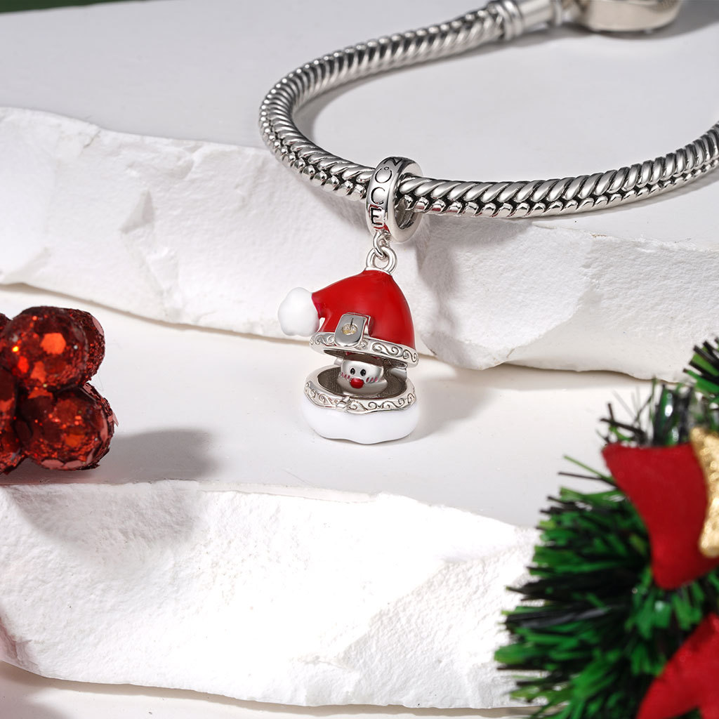 聖誕帽麋鹿吊墜 image number 3