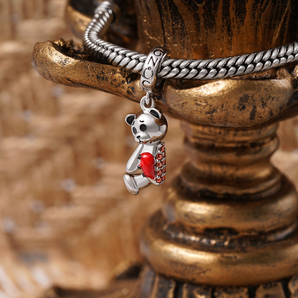 破碎撕裂熊吊墜 image number 2