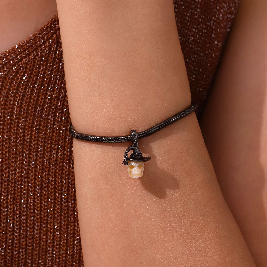 天然珍珠恐怖骷髏吊墜 image number 5