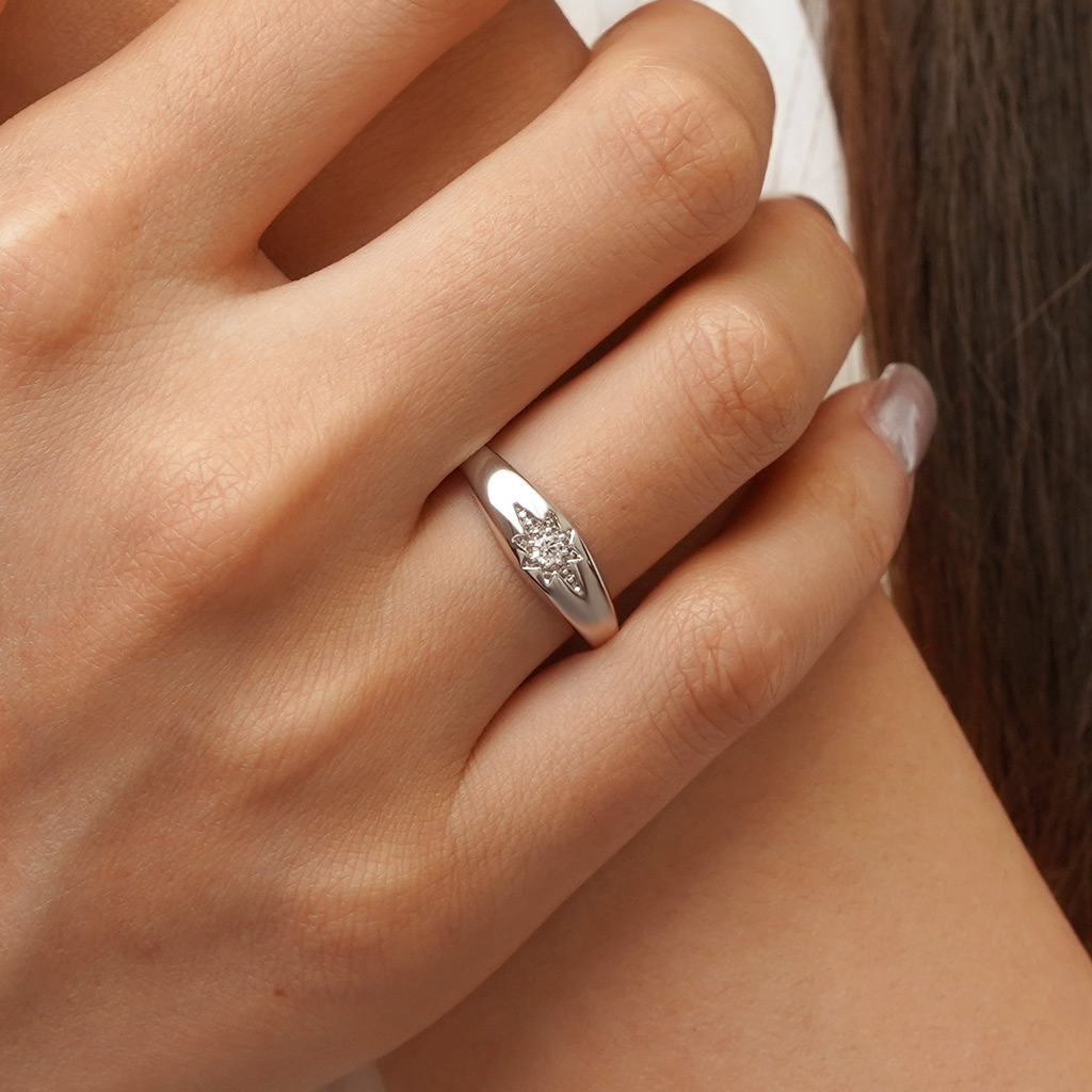 北極星生日石戒指 image number 6