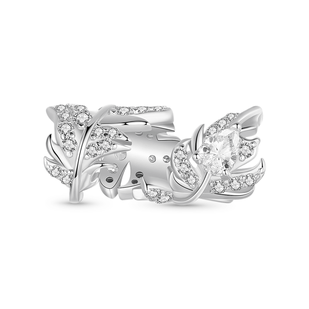 弧形羽毛珠飾 image number 0