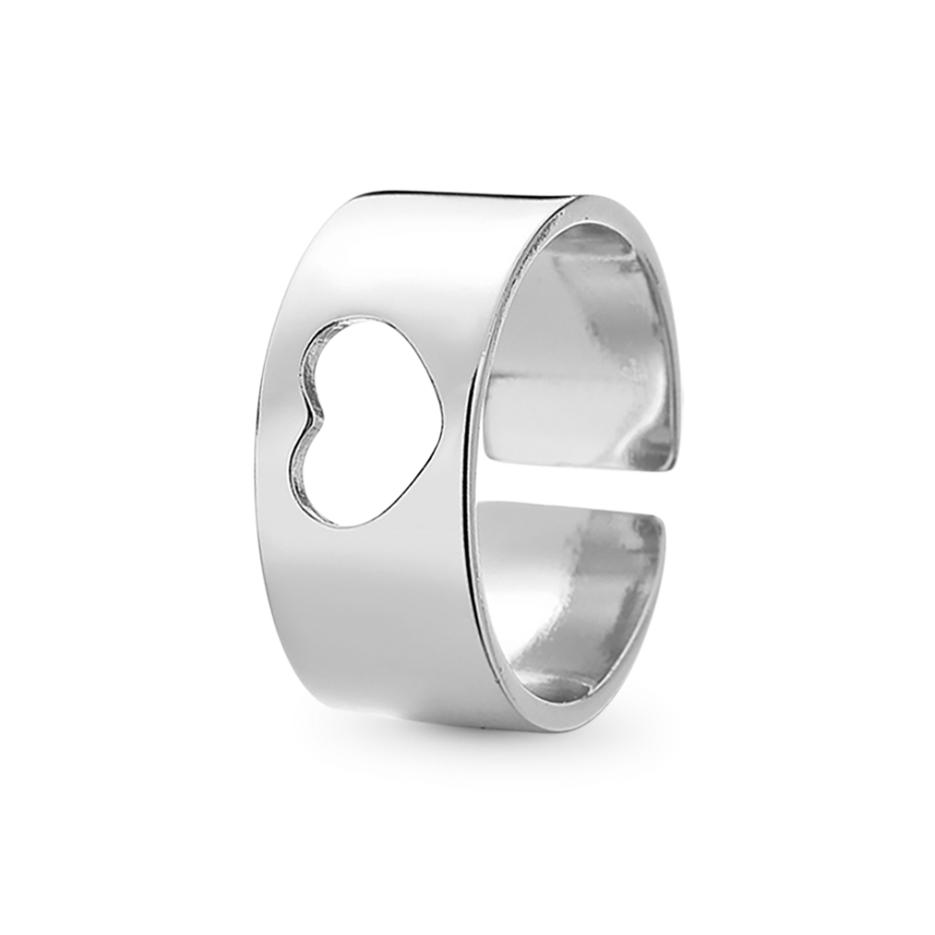 「愛的誓言」心形可調式男戒 image number 0