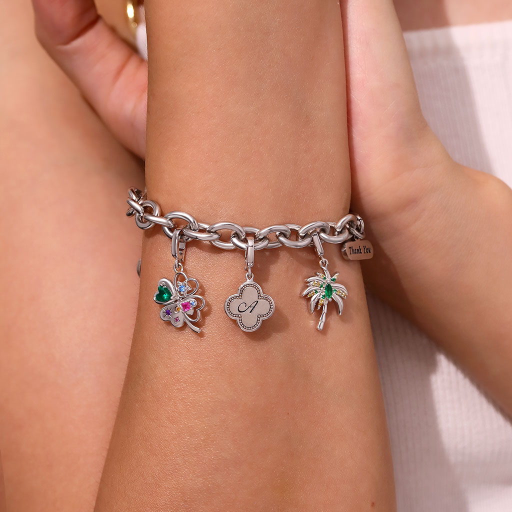 四葉草扣環珠飾 image number 5