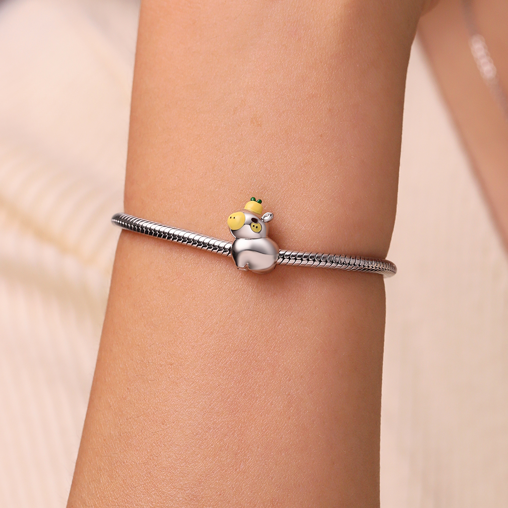 柚子水豚珠飾 image number 3