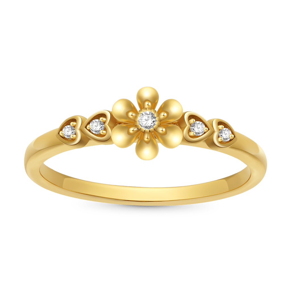 花朵愛心戒指 image number 0
