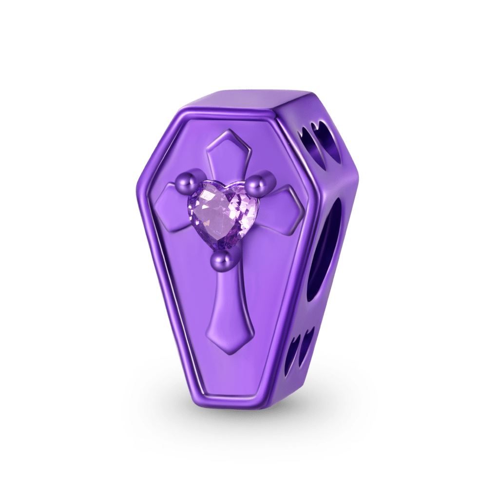 萬聖節糖果棺材珠飾 image number 0