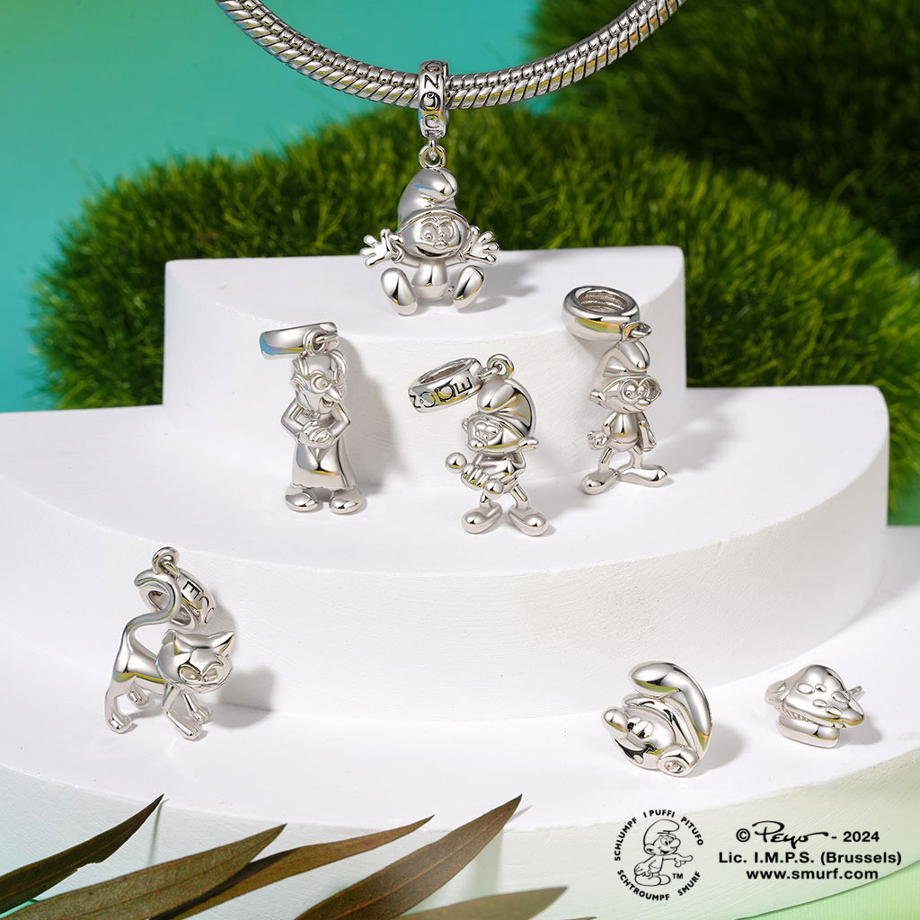 智多星藍精靈吊墜 image number 2