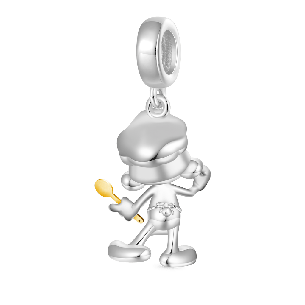 廚師藍精靈吊墜 image number 1