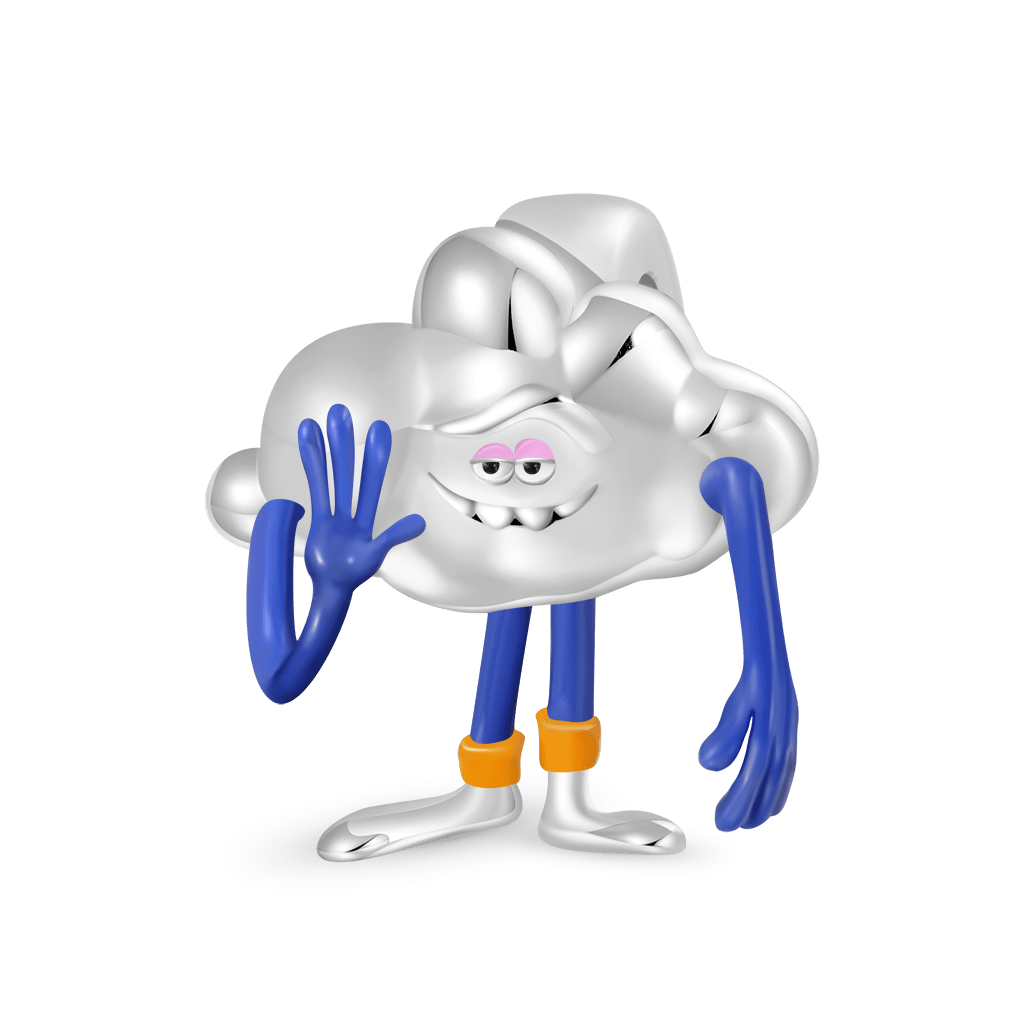 魔髮精靈阿雲固定珠珠飾 image number 0