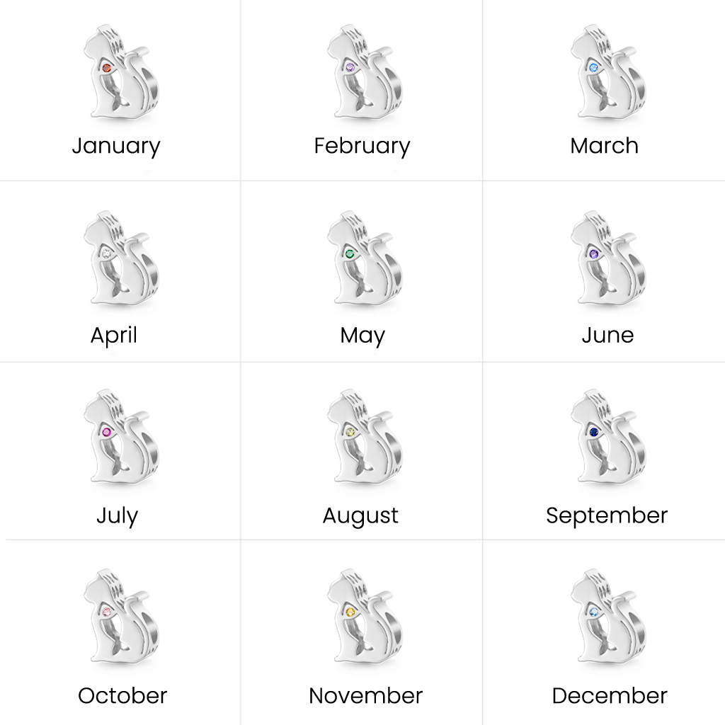 可愛貓咪剪影珠飾 image number 6