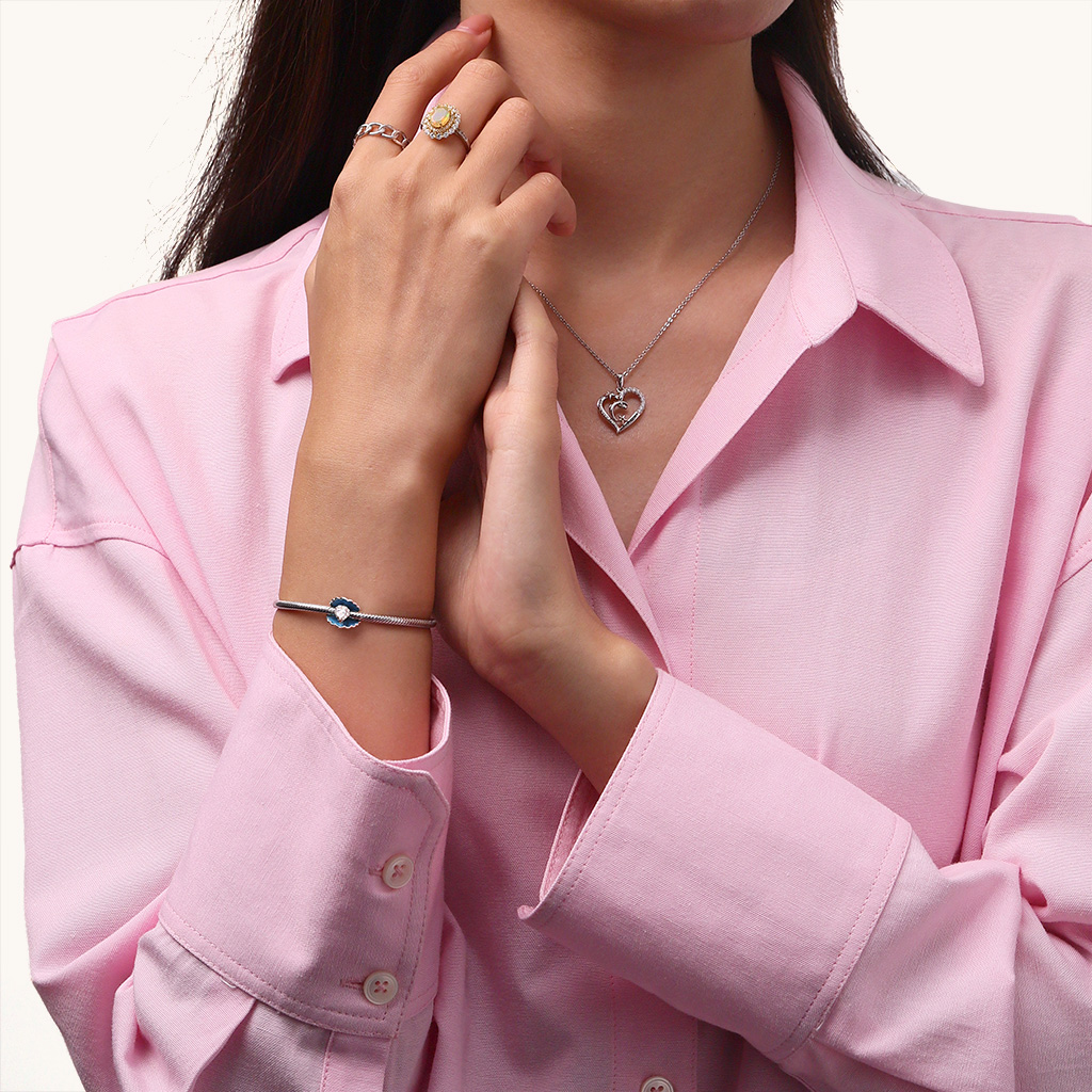 貝殼心形珠飾 image number 4